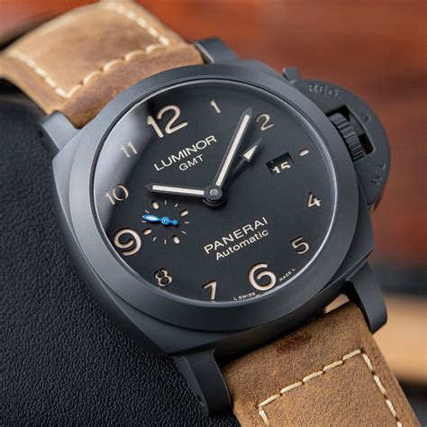 panerai luminor gmt ceramica replica|luminor gmt Panerai automatic price.